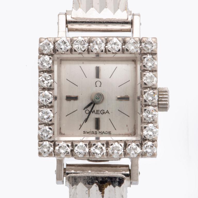 Omega, Montre de Luxe, wristwatch, 14 x 14 mm,