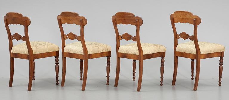 STOLAR, 8 st senempire, omkr 1800-talets mitt.