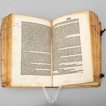 BOOK, Incunable, Rome 1491.