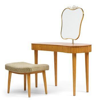 307. Einar Dahl, a vanity table with stool, cabinetmaker Hjalmar Wikström, for the Stockholm Crafts Association, ca 1939.