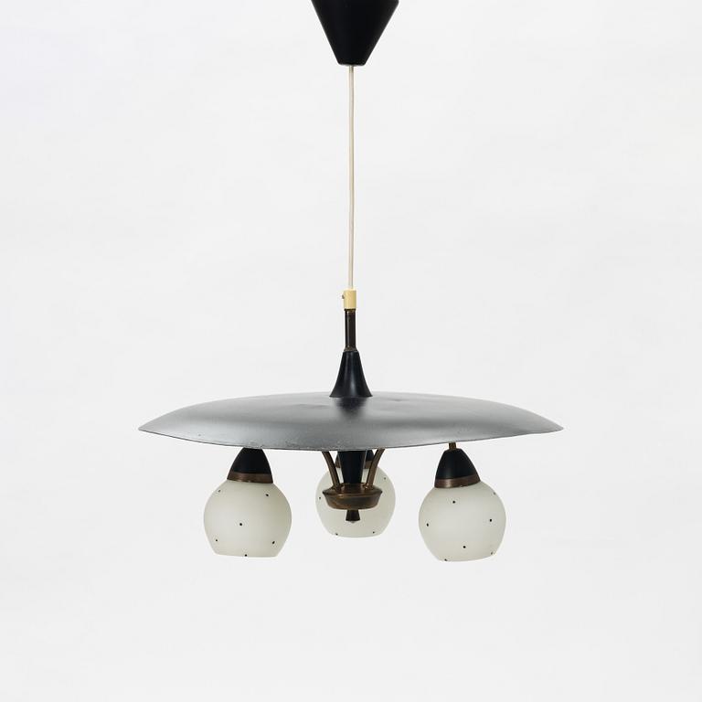 A ceiling light, ca 1950-60's.