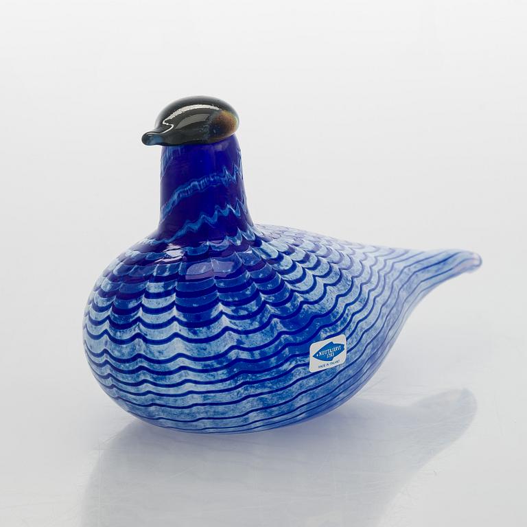 Oiva Toikka, a glass "Blue Bird", signed O. Toikka, Nuutajärvi.