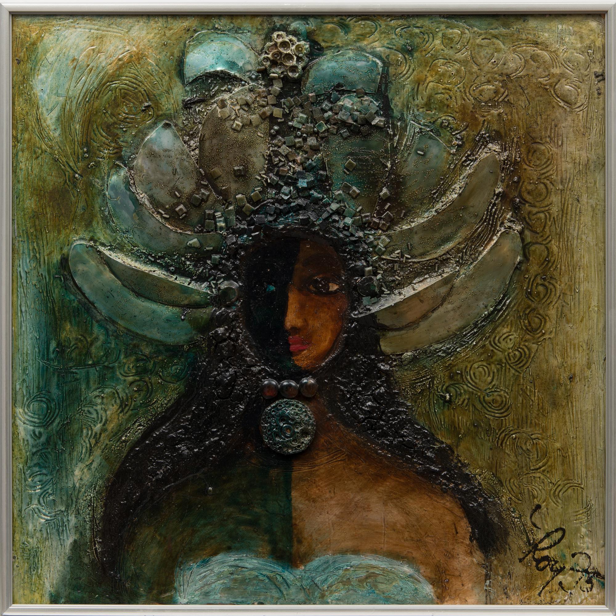 TAPIO (ROY) VILPPONEN,  mixed media, signed and dated -35.