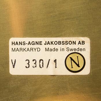 Hans-Agne Jakobsson, a pair of wall lamps.