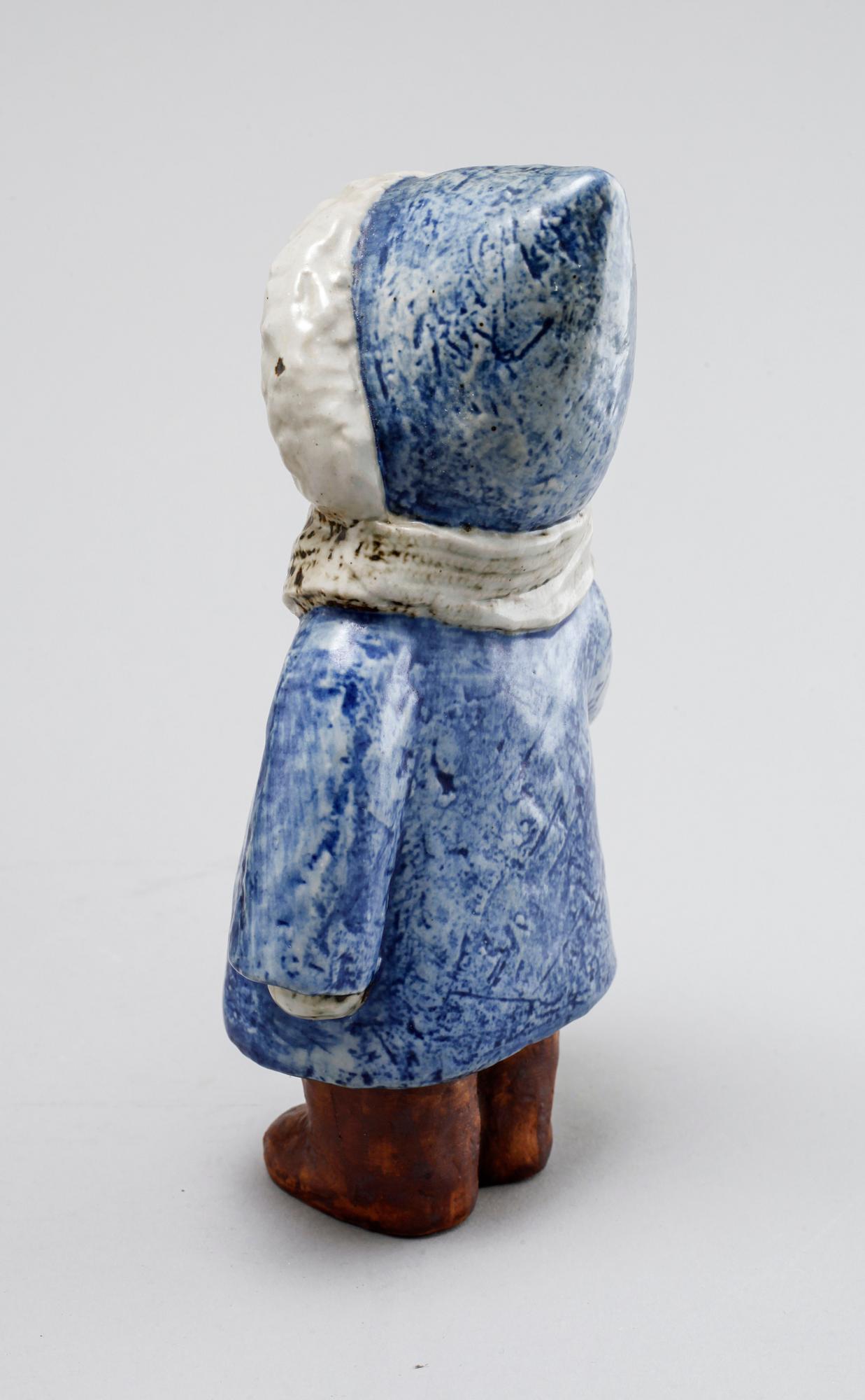 LISA LARSON, three stoneware figurines for Gustavsberg, second half of the 20th century.