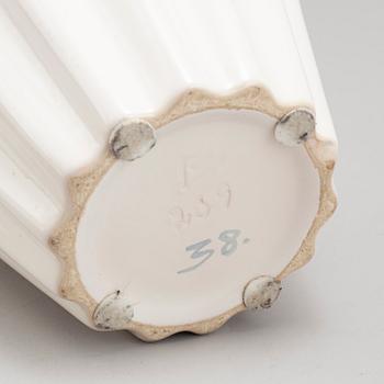 Ewald Dahlskog, a pair of faience vases from Bo Fajans.