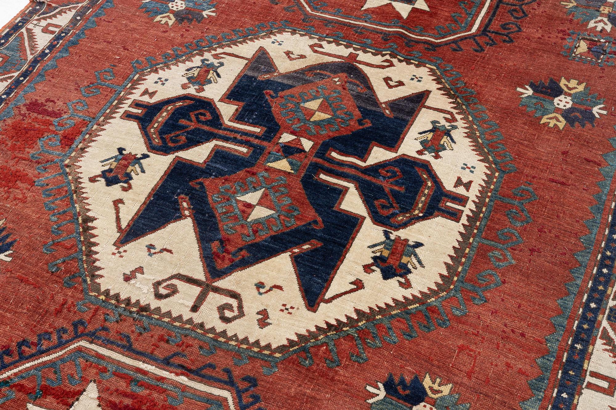 Matta, antik Lori Pambak, Kazak området, södra Kaukasus, ca 262 x 200 cm.