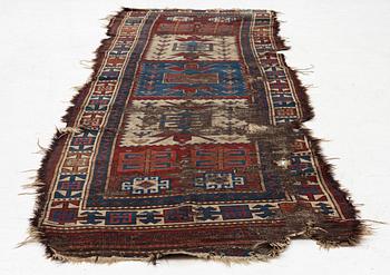 A, antique Shavak fragment, Tunceli region, eastern Anatolia, approx. 270 x 95 cm.