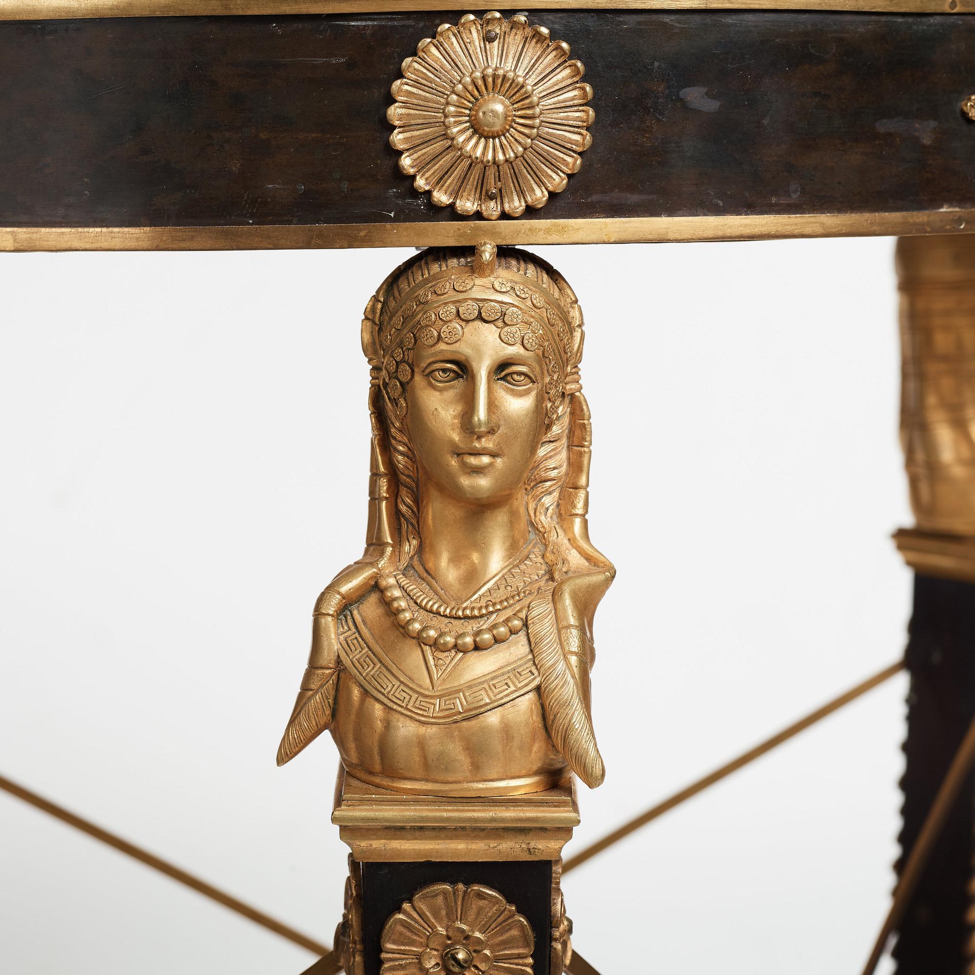 An Empire-style table, second part of the 19th century.