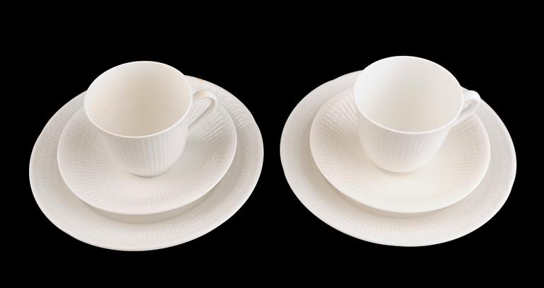 KAFFESERVIS, 24 del, porslin, Louise Adelborg, Rörstrand.