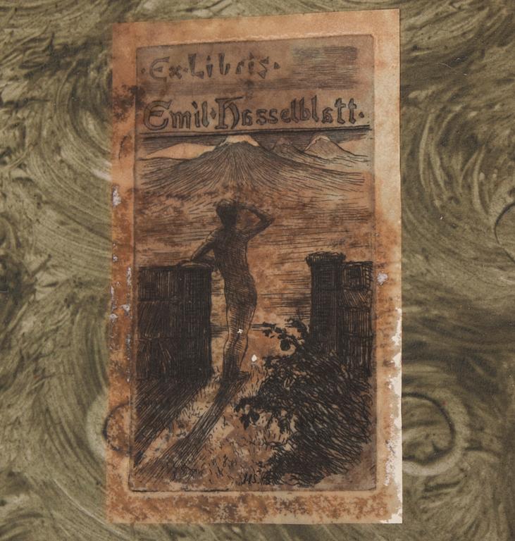 BOK, ATENEUM TIDSKRIFT FÖR KONST, utgiven av Wentzel Hagelstam, femte årgången 1902.