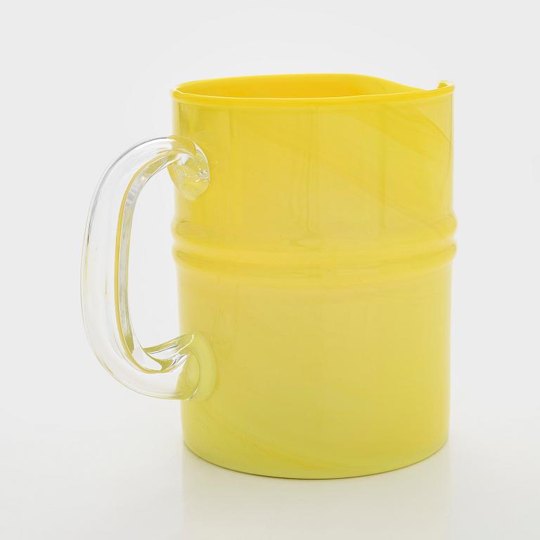 Timo Sarpaneva, a set of nine 'Ripple' drinking glasses and a pitcher, models 2424 and 2054, for Iittala.