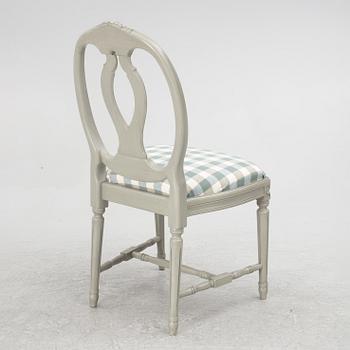 A Gustavian style desk with a chair, Åmells Möbler.