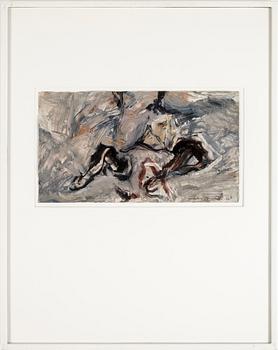 Jukka Mäkelä · JUKKA MÄKELÄ, "Eight Seasons", 1987, blandteknik på papper.