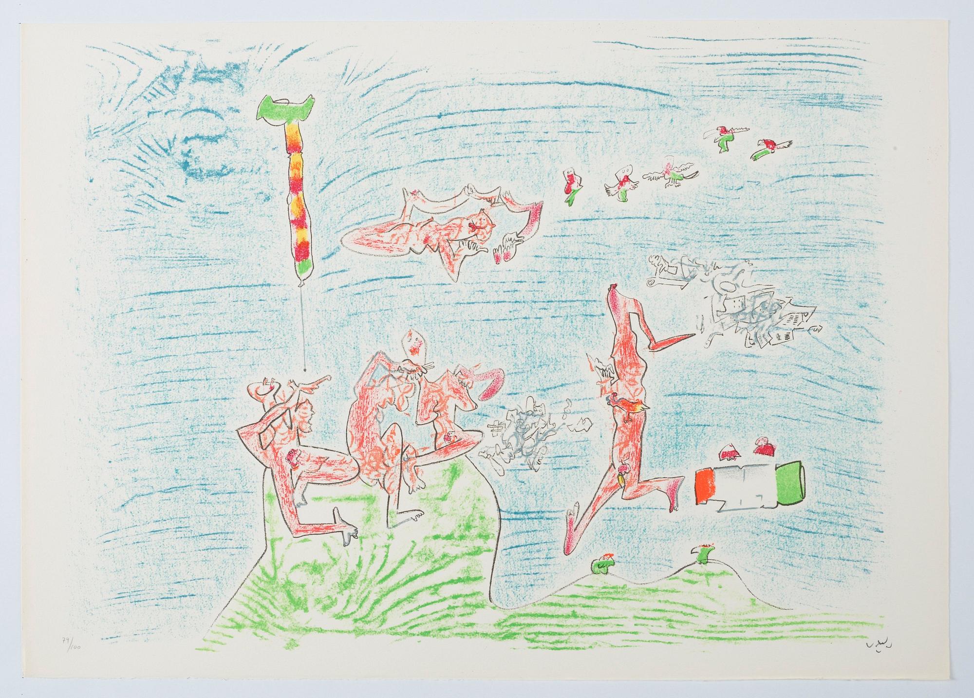 Roberto Matta, "5 Lithographies".