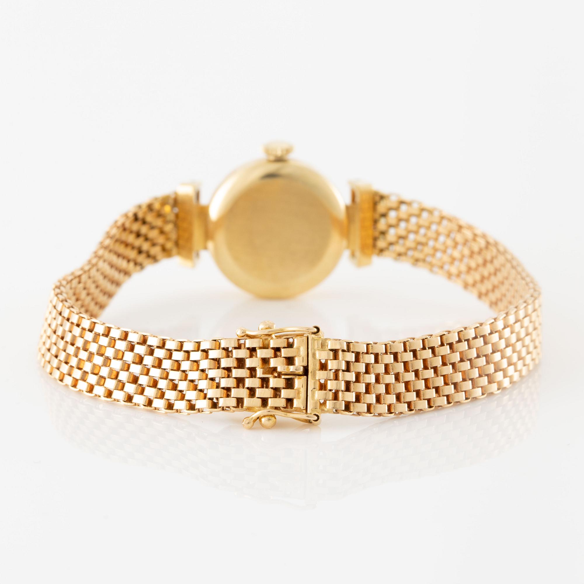 Certina, 18K guld, länk i 18K guld, armbandsur, 17 mm.