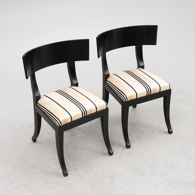 Attila Suta, a pair of "Haga" chairs.