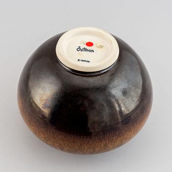 Lasse Östman, a stoneware vase, signed.