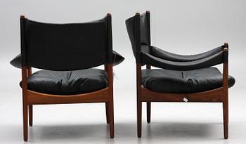FÅTÖLJER, ett par,"Modus", Christian Vedel, Danmark, 1960-tal.