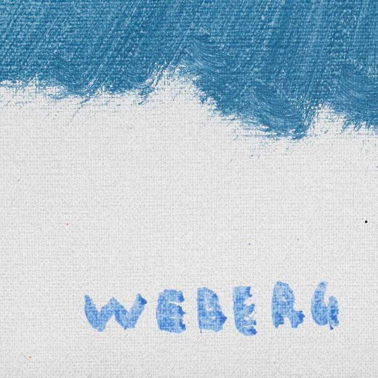 WILLIE WEBERG, olja på duk, sign, 1973.