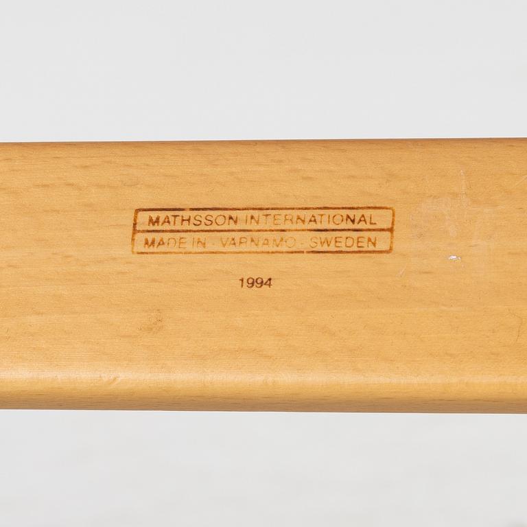 Bruno Mathsson, Armchair, 'Mina', Mathsson International, 1994.