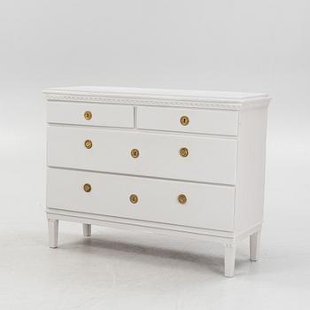 A 19th century chest of drawers.