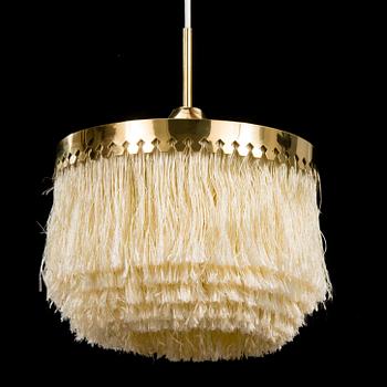A brass pendant ceiling light by Hans-Agne Jakobsson, Markaryd Sweden mid-20th century.