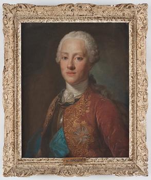 Louis Tocqué Circle of, Young nobleman with Order of the White Eagle.