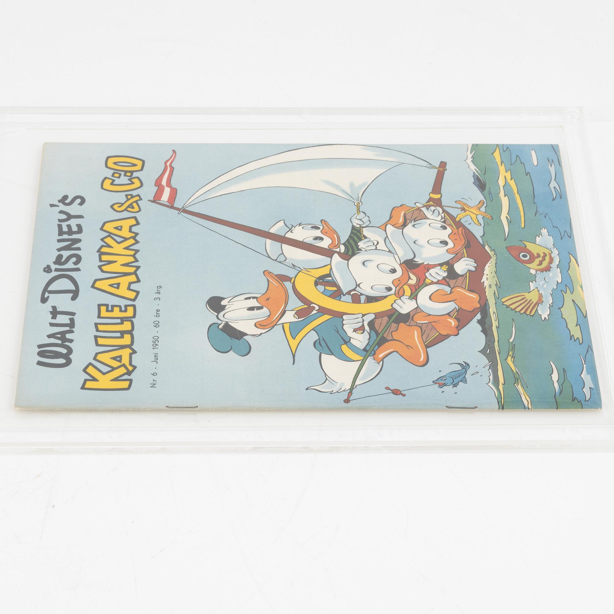 Serietidning, "Kalle Anka & Co" Nr 6, 1950.