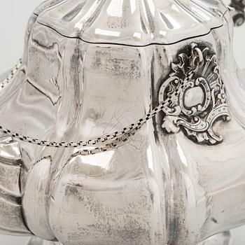 Jakob Wiberg, tekanna, silver. Moskva 1848.