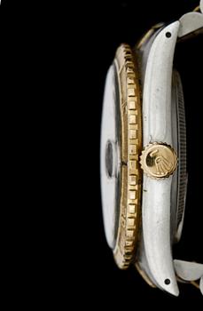 ARMBANDSUR, herr, Rolex, Oyster Perpetual, Datejust, "Turn-O-Graph", automatisk, stål och guld.