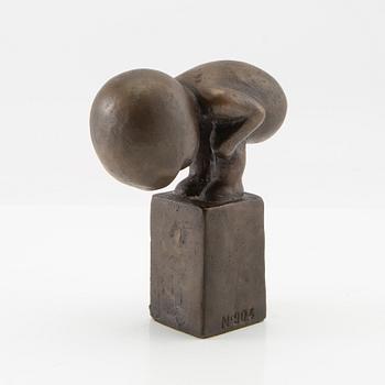 Lisa Larson, a bronze sculpture "The Ant", Scandia Present, Sweden circa 1978, no 904.