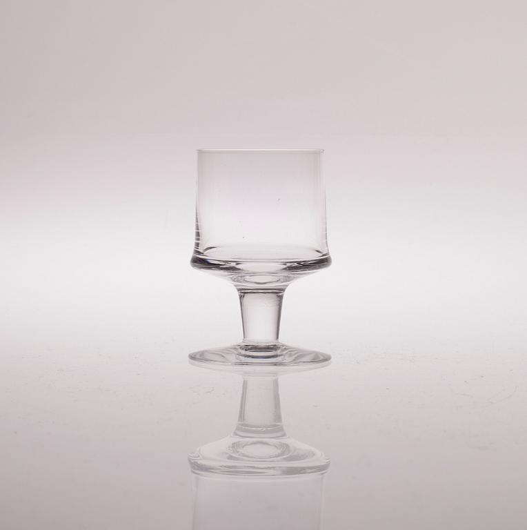GLASSERVIS, 50 delar, "Marski" Tapio Wirkkala, Iittala 1900-talets slut.