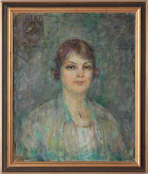 MINNA CARLSSON-BREDBERG, olja på duk, signerad o daterad a tergo 1927.