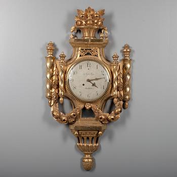 VÄGGUR, gustavianskt, Lorents Wester Adolfson (1751-1797) Stockholm.