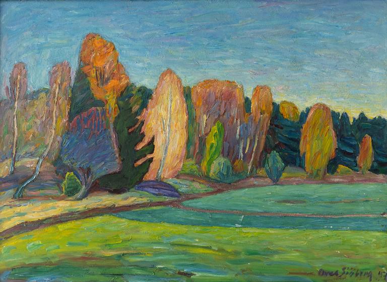 Axel Sjöberg,  "Roslagslandskap".