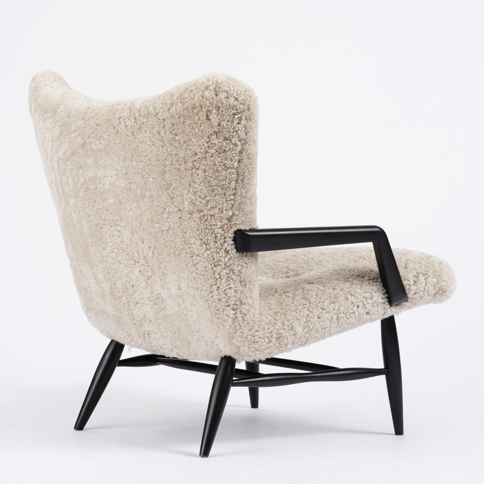 Svante Skogh, an armchair model "223", Engens Fabriker, Örkelljunga, 1950s.