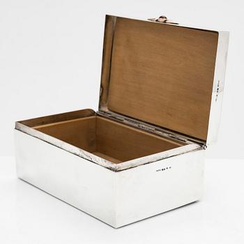 Sikarirasia, hopeaa, KB & Co, Silver- o Repverkstad Bourdette, Kristianstad 1920.