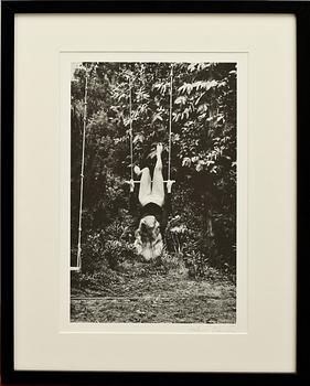 HELMUT NEWTON, offsetlitografi, ur "Special collection", 1976, sign.