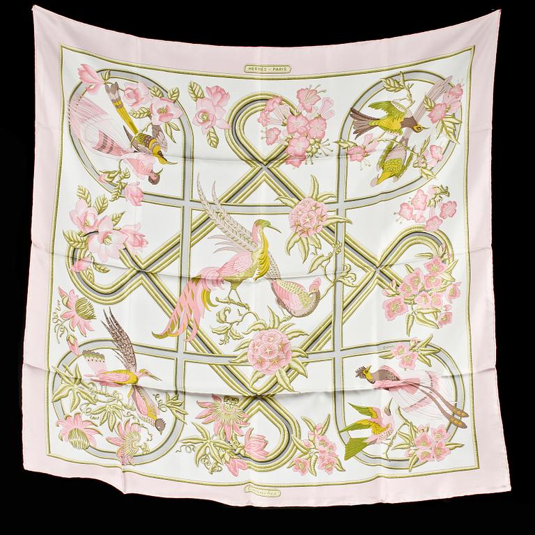 SCARF, siden, "Caraïbes", Christiane Vauzelles, Hermès,  1900-talets fjärde kvartal.