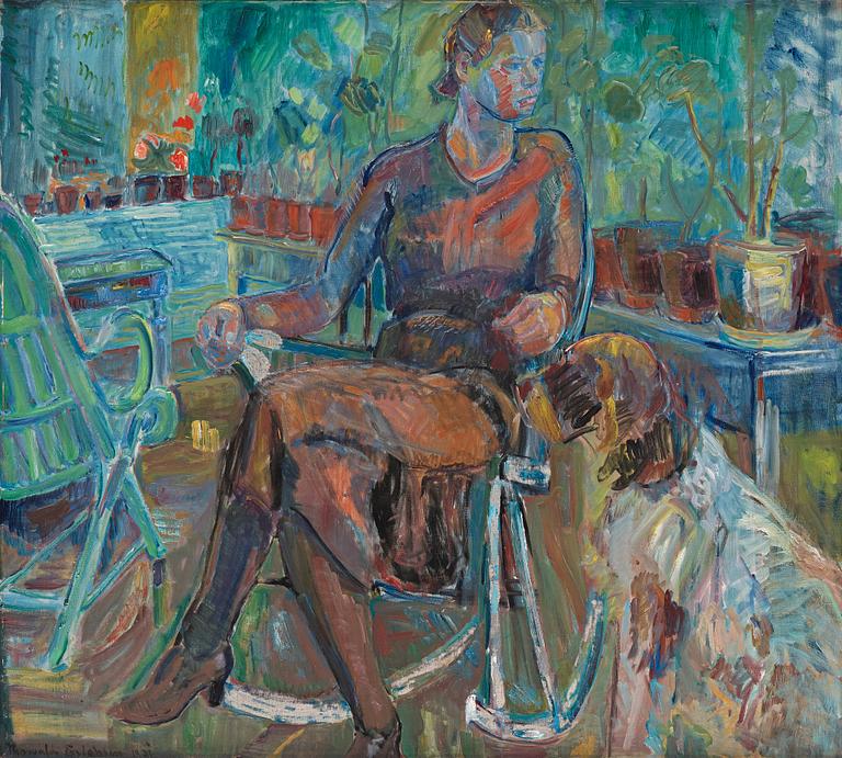 Thorvald Erichsen, "On the veranda" (På verandaen).