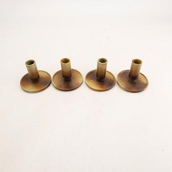 Carl Einar Borgström, candlesticks 4 pcs, Ystad Bronze.
