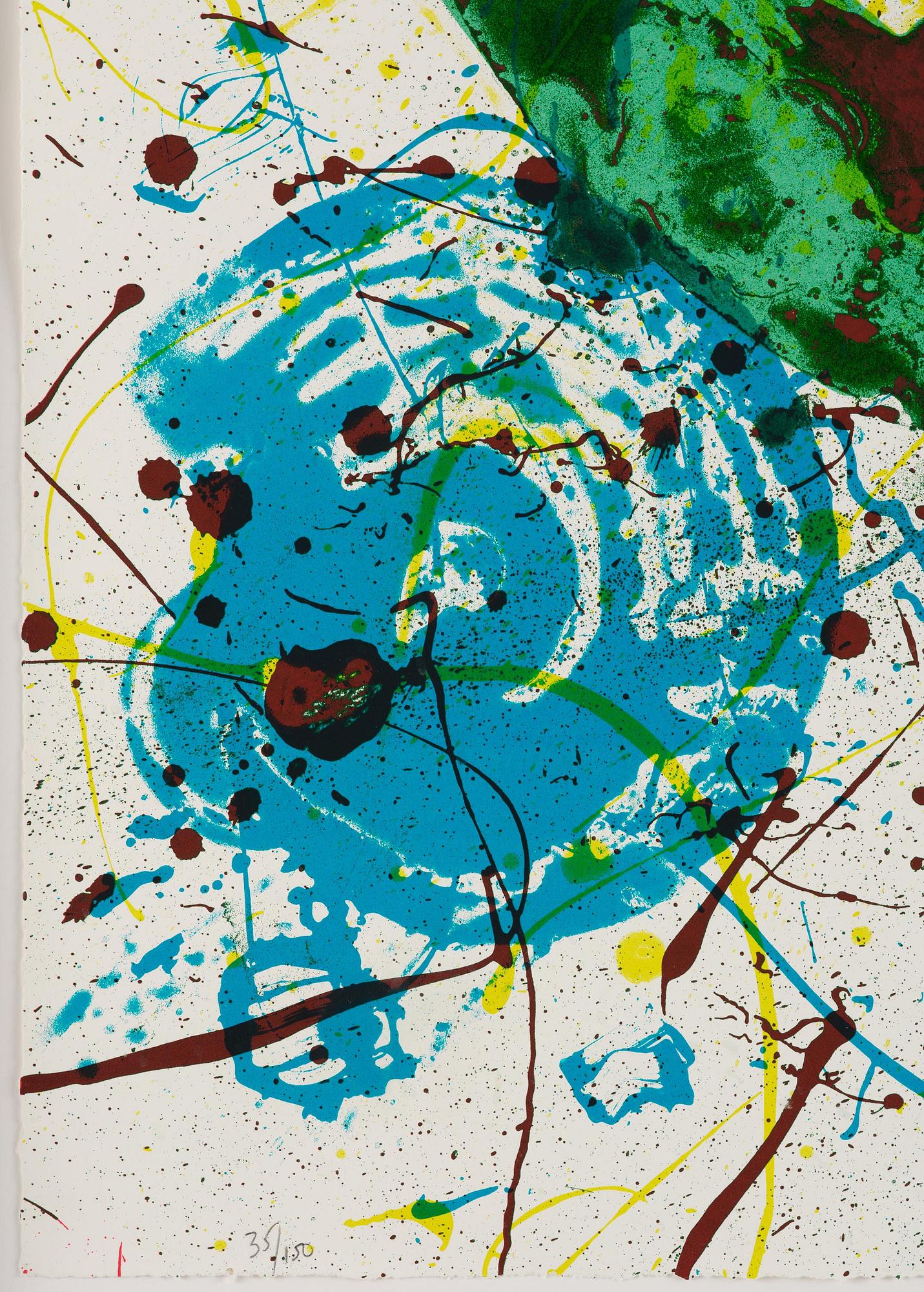 Sam Francis, "For the Blue Sons of the Air".