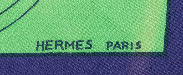 SCARF, "Ex Libris", Hermès.