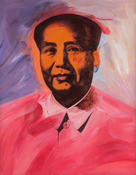 406. Jonathan Monk, "Andy Warhol's Chairman Mao Hand Made in The Peoples Republic of China".
