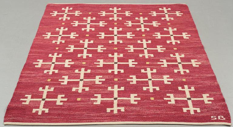 Sigvard Bernadotte, MATTO, flat weave, ca 205,5 x 135,5 cm, signed SB (Sigvard Bernadotte).