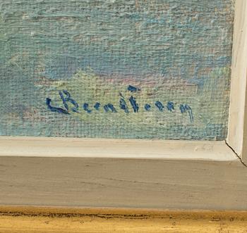 CARL BERNDTSSON, olja på pannå, signerad.