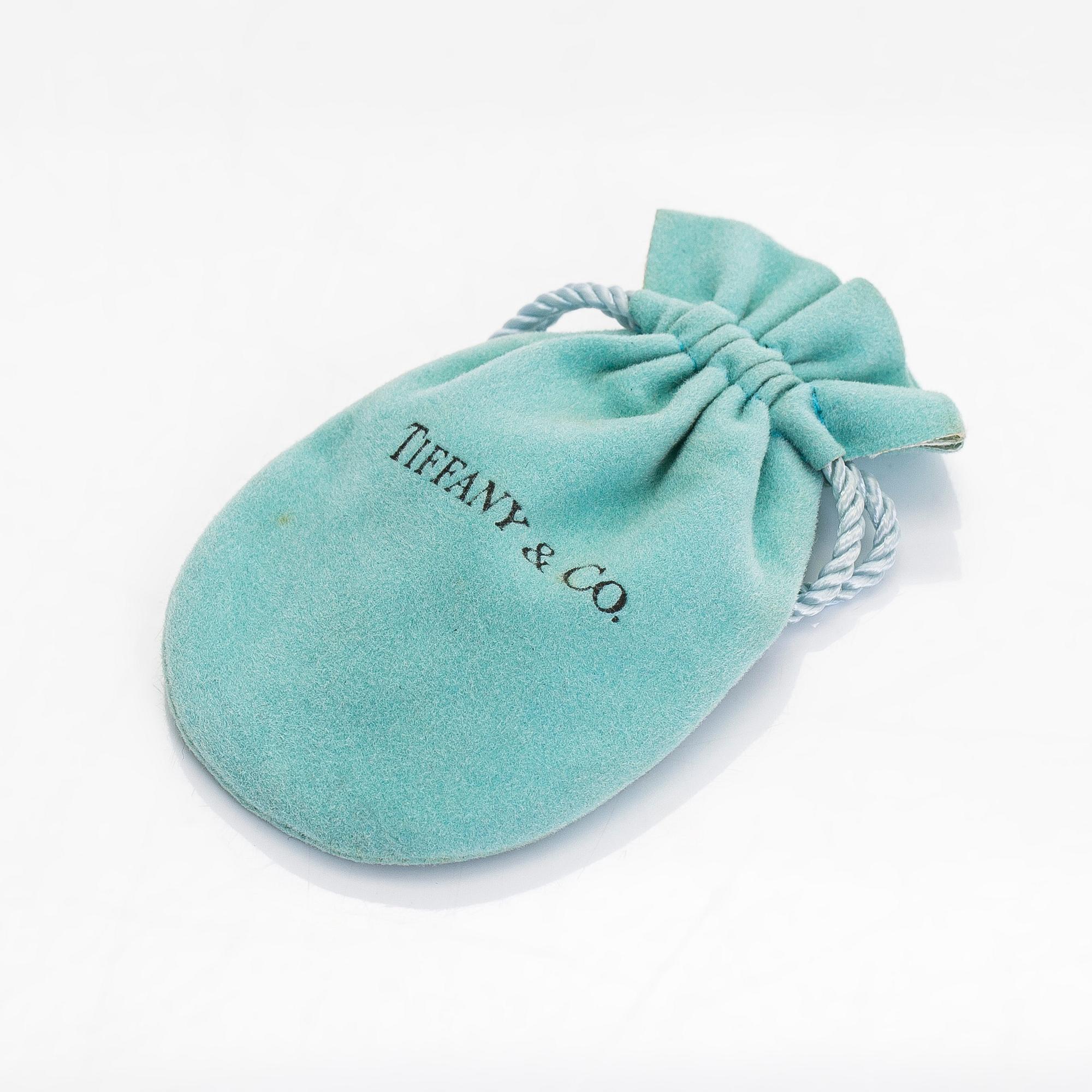 Tiffany & Co, Elsa Peretti, halsband, "Diamonds by the Yard", 18K guld med en briljantslipad diamant.