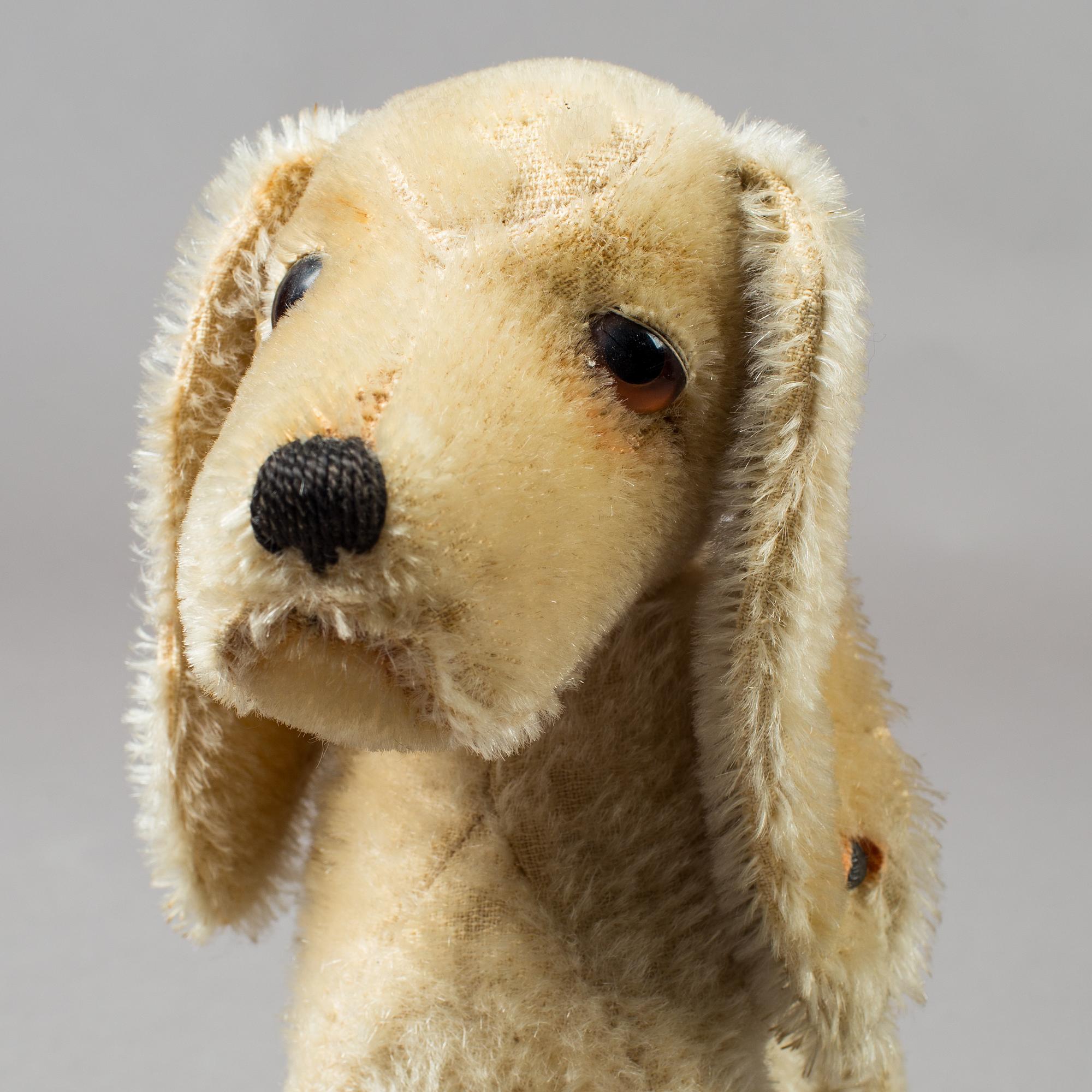 STEIFF, "Treff" samt katt, Tyskland, 1930-tal.