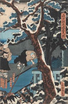 Utagawa Kunisada, ur "47 ronin".